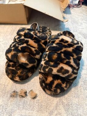 Leopard UGG Slippers, NIB
